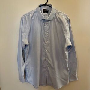 Nordstrom Men’s Shop Non-Iron Stretch Trim Fit Button Down 17 34-35